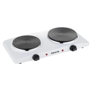 Taurus Volcano Duo – Plaque Électrique 2500W Blanc