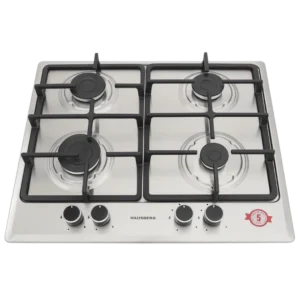 Hausberg HB-555IN – Plaque de Cuisson Gaz 4 Feux Inox